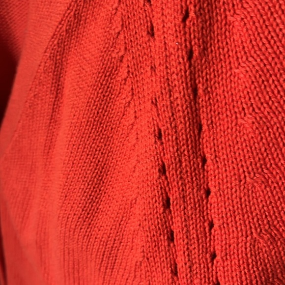 Gap orange sweater cardigan size large Tall - Picture 4 of 6